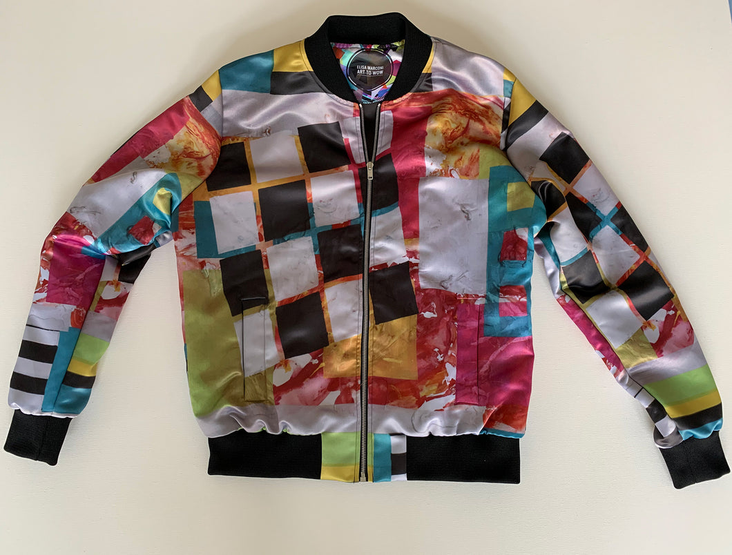 Off To The Races Custom Bomber Jacket