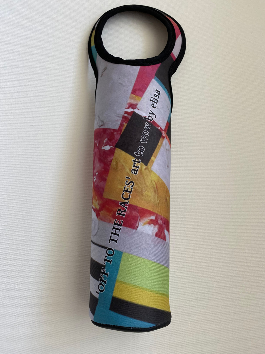 Off To The Races Custom Wine Cooler Sleeve